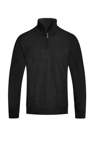Weiv Men's Knit Quarter Zip Sweater