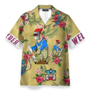 Welder Men's Button's Up Shirts - Hawaiian Shirt