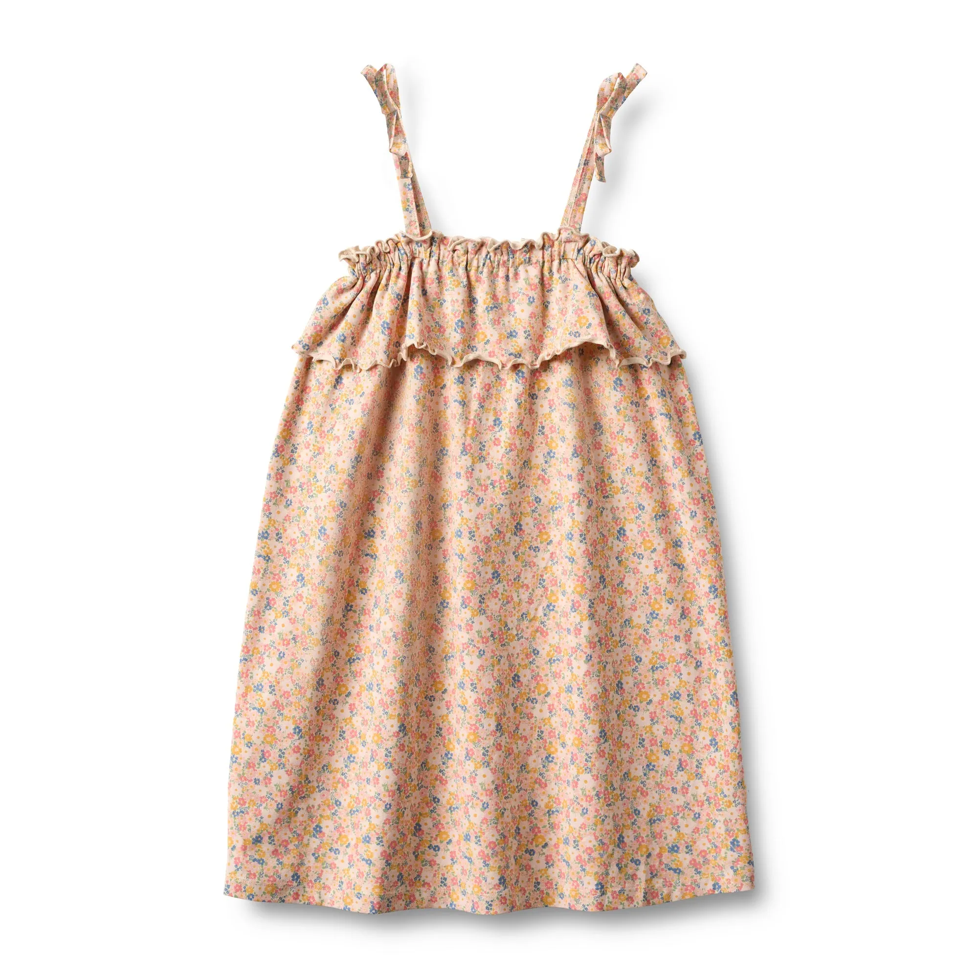 [Wheat] Jersey Dress Anine - Multi Flowers