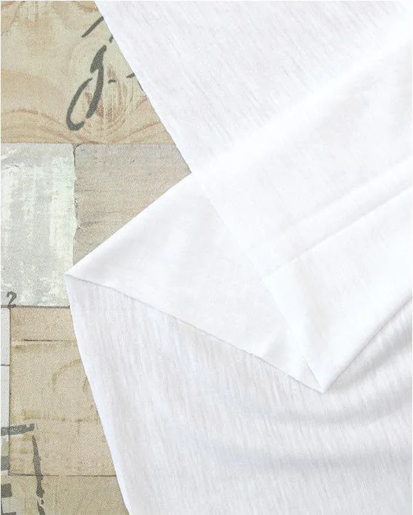 White Cotton Knit Fabric - 74 Inches Wide - By the Yard 89490 160506-1