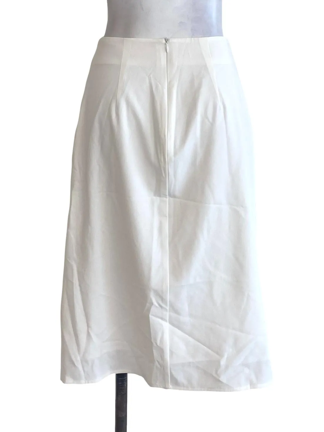White Plain Skirt