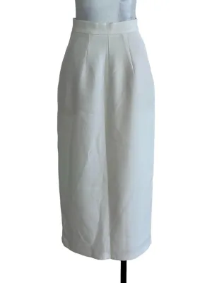 White Plain Skirt