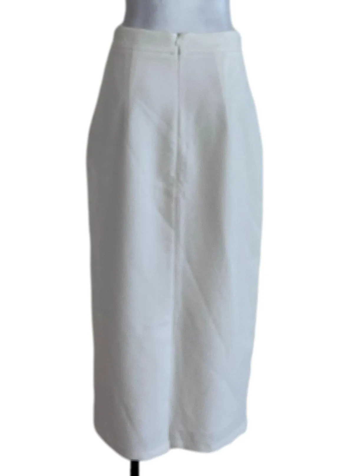 White Plain Skirt