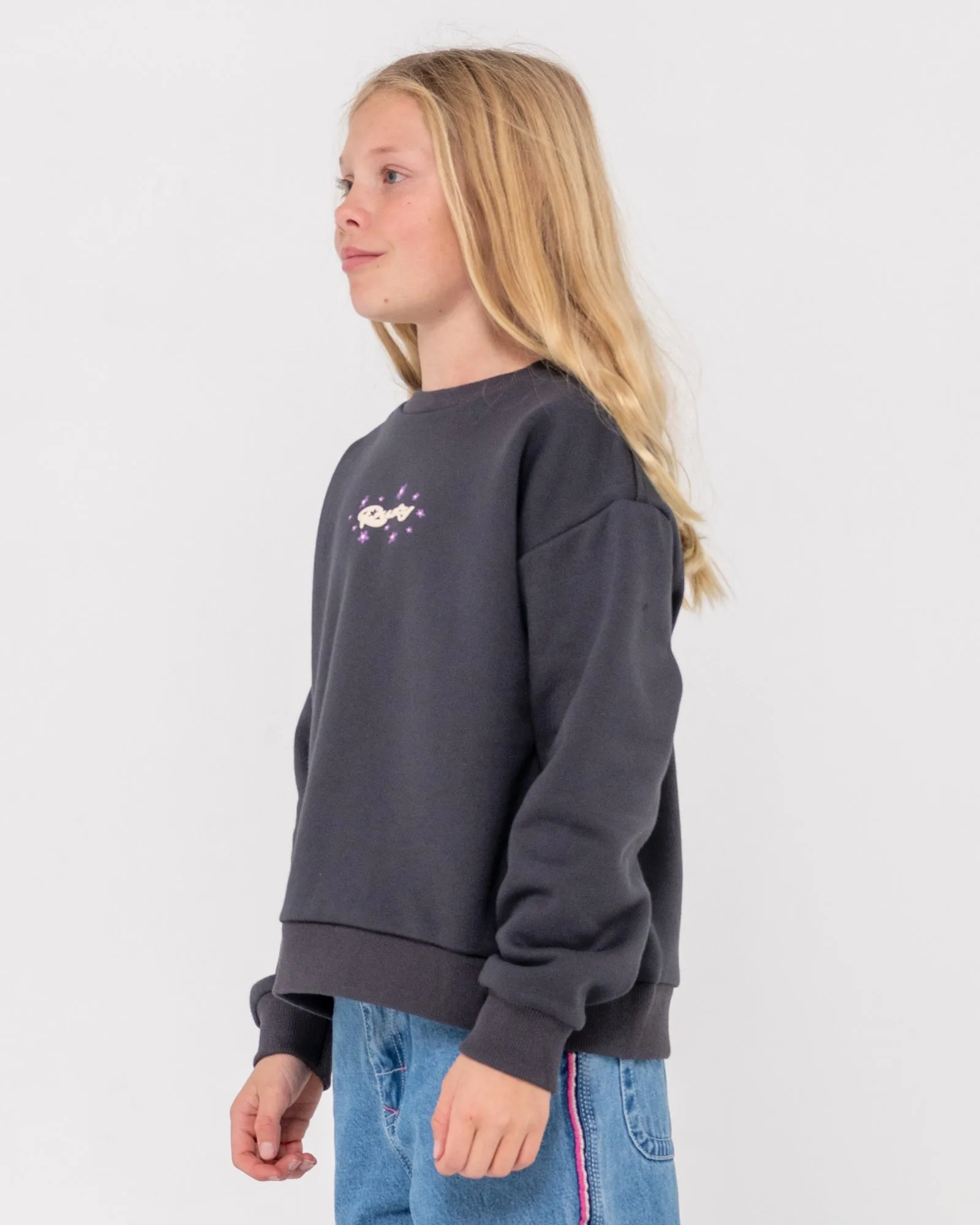Wildflower Relaxed Crew Fleece Girls