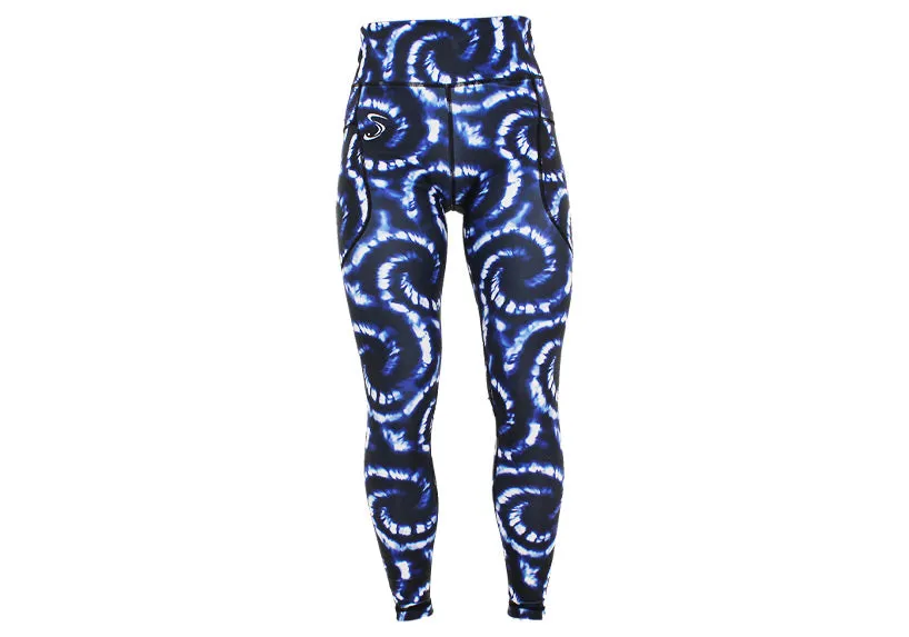 Winter Blue Vortex Leggings