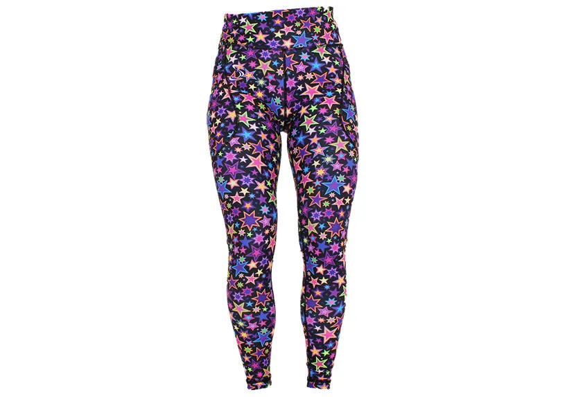 Winter Starlight Starbright Leggings with Pockets