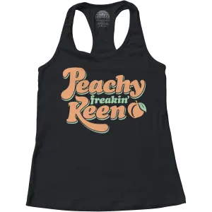 Women's Peachy Freakin' Keen Racerback Tank Top
