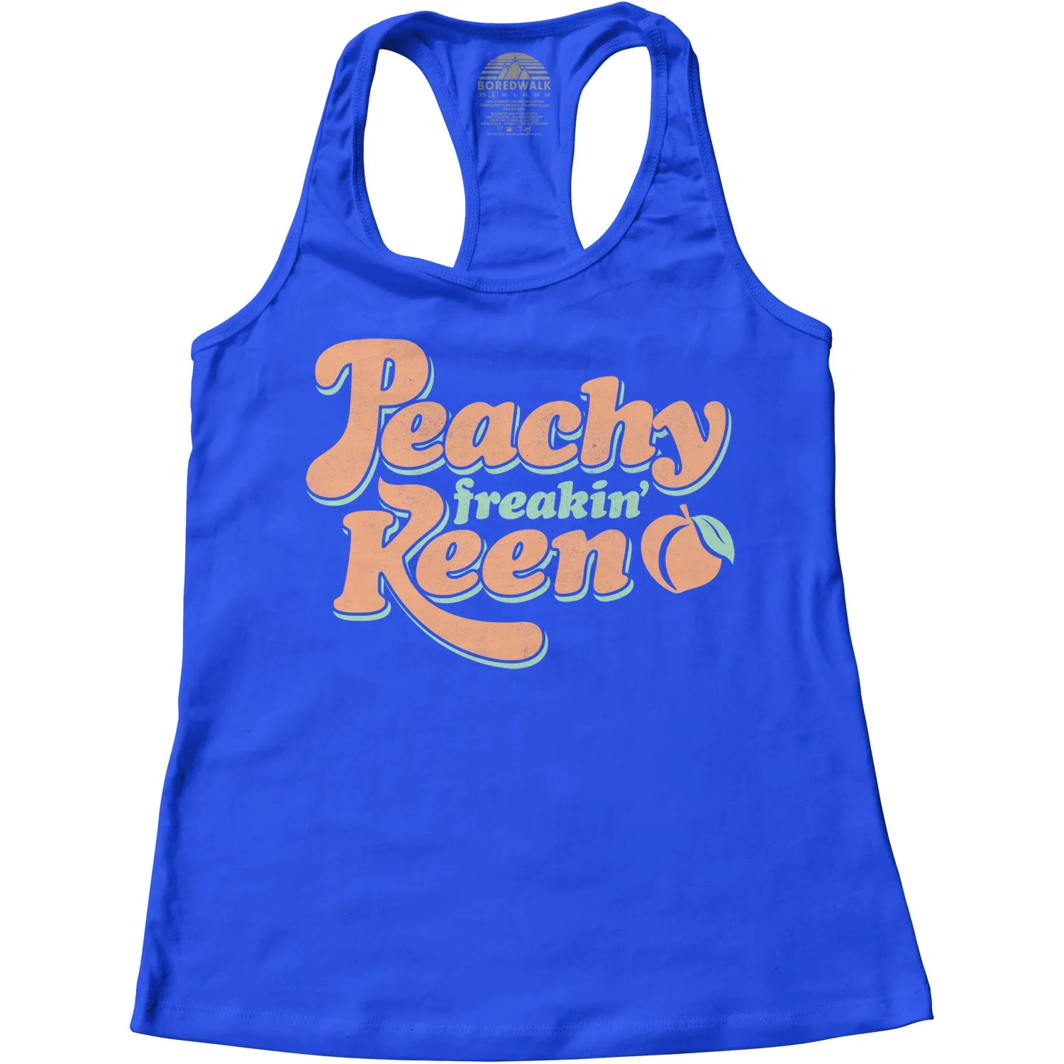 Women's Peachy Freakin' Keen Racerback Tank Top