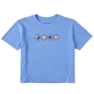 Women's Rally Suns Boxy Crusher Tee - Cornflower Blue - 115186