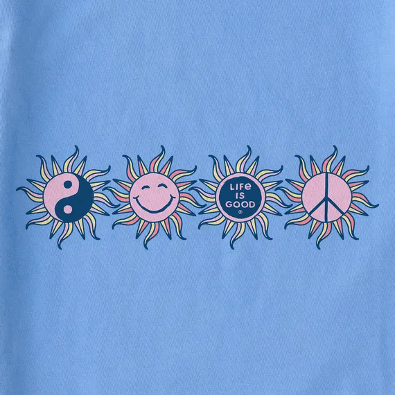 Women's Rally Suns Boxy Crusher Tee - Cornflower Blue - 115186
