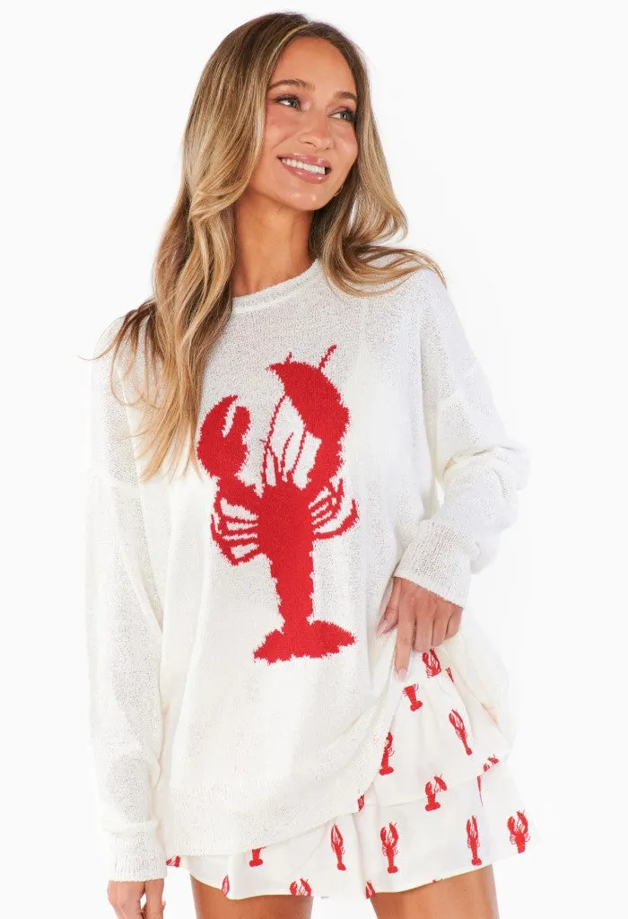 Woodsy Sweater-Lobster Knit