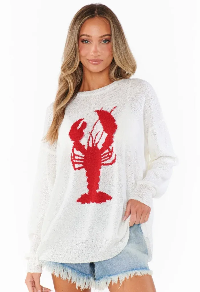 Woodsy Sweater-Lobster Knit