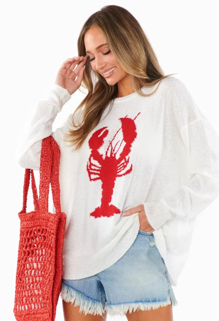 Woodsy Sweater-Lobster Knit