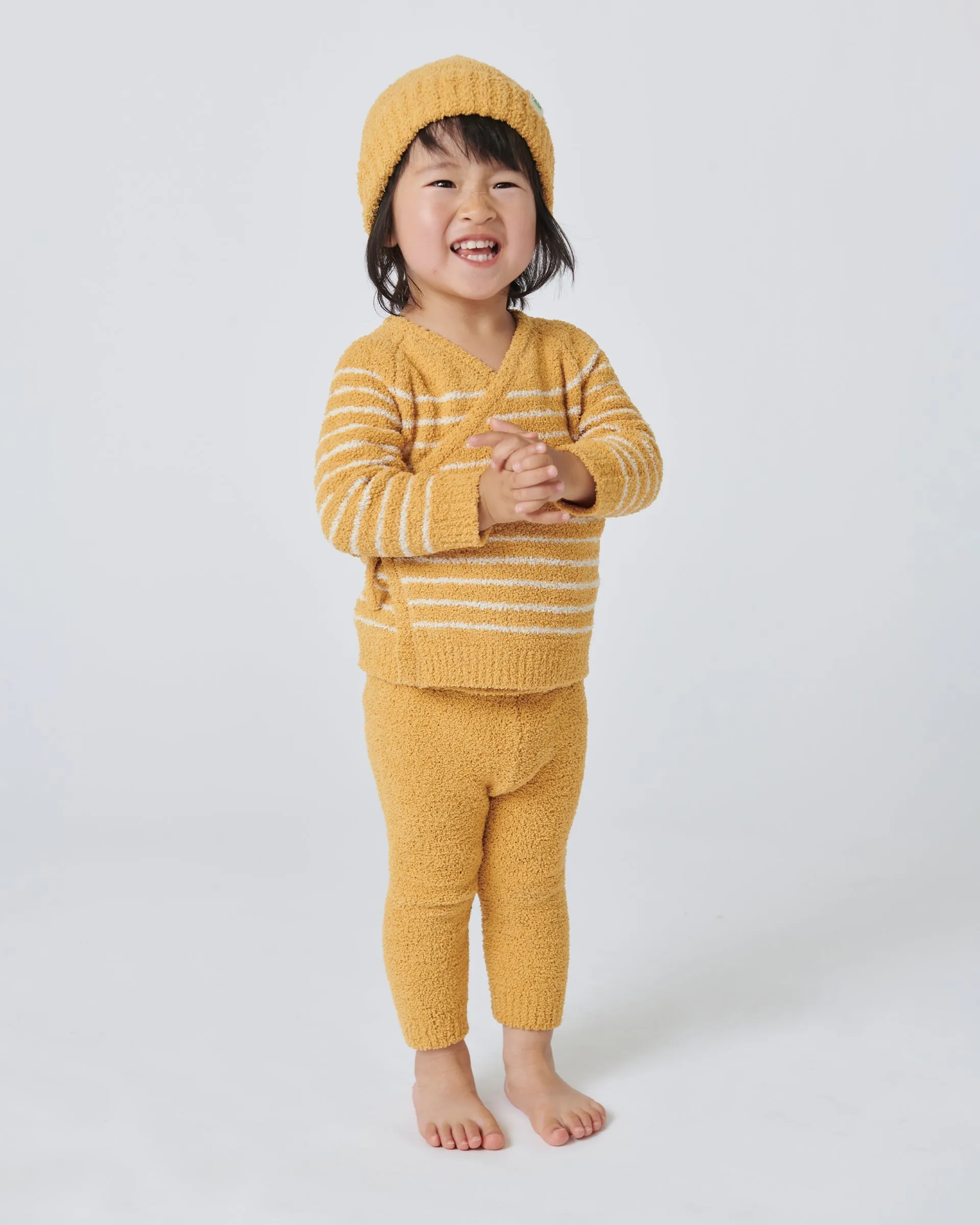 Wrap Top Striped - Fuzzy