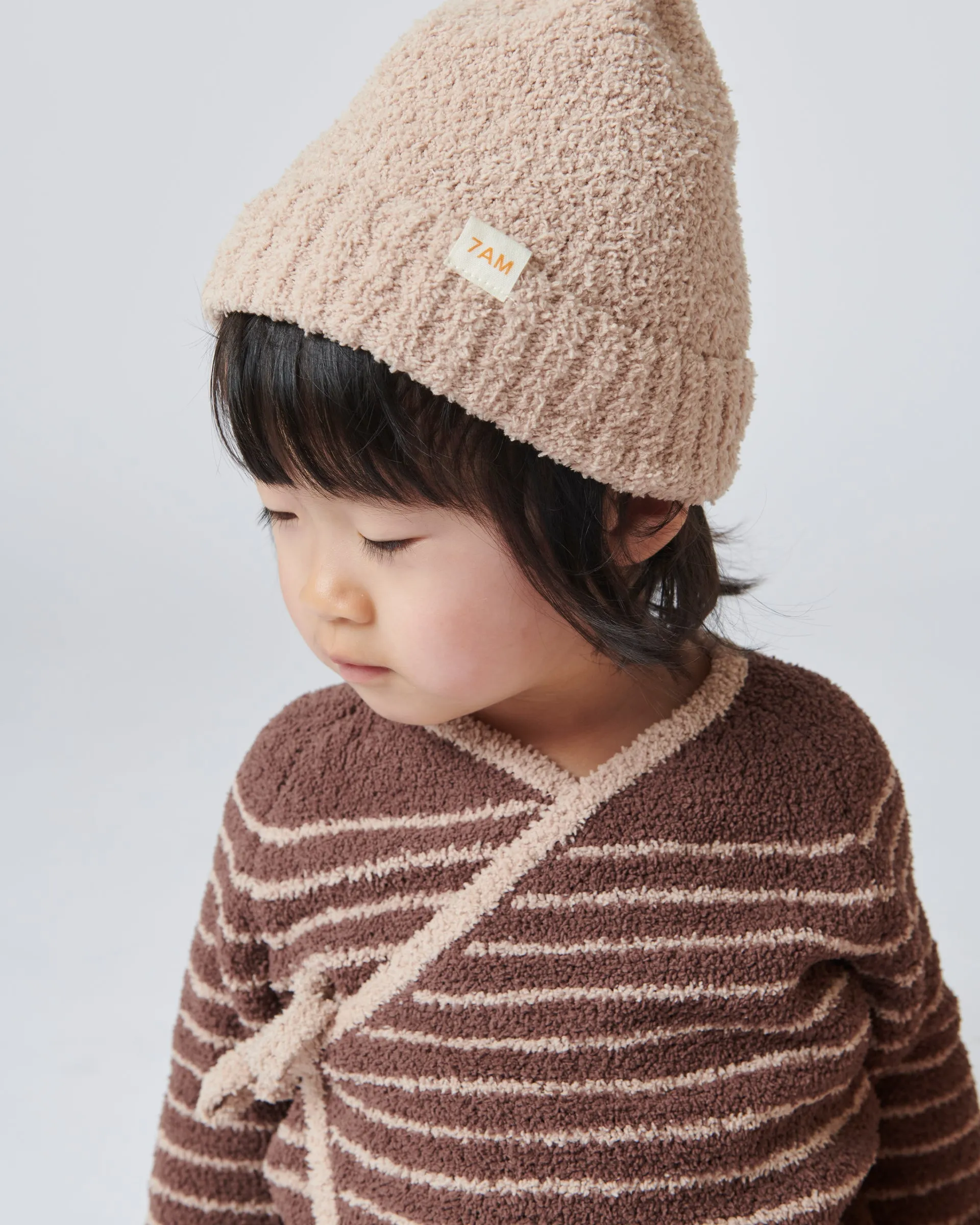 Wrap Top Striped - Fuzzy