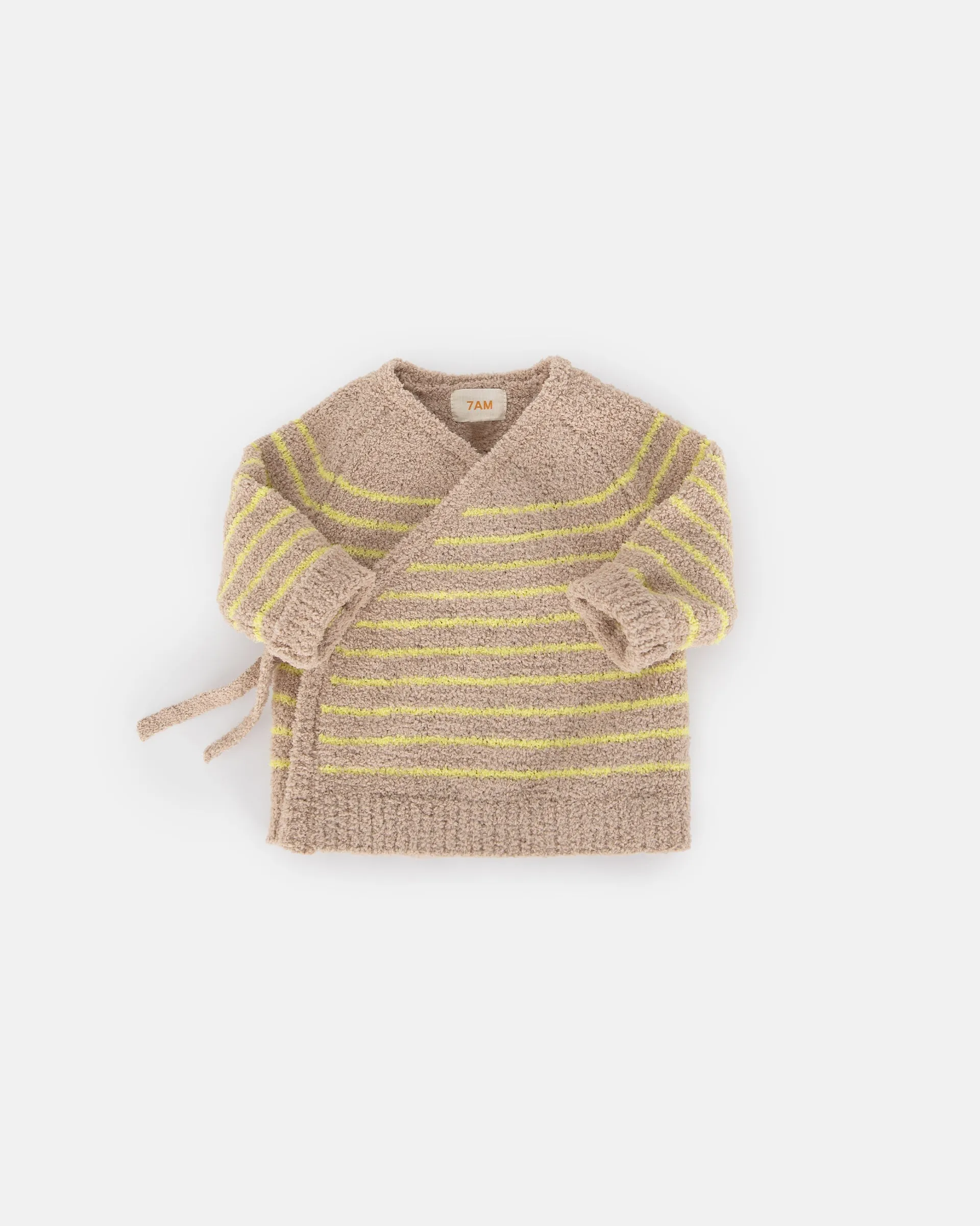 Wrap Top Striped - Fuzzy