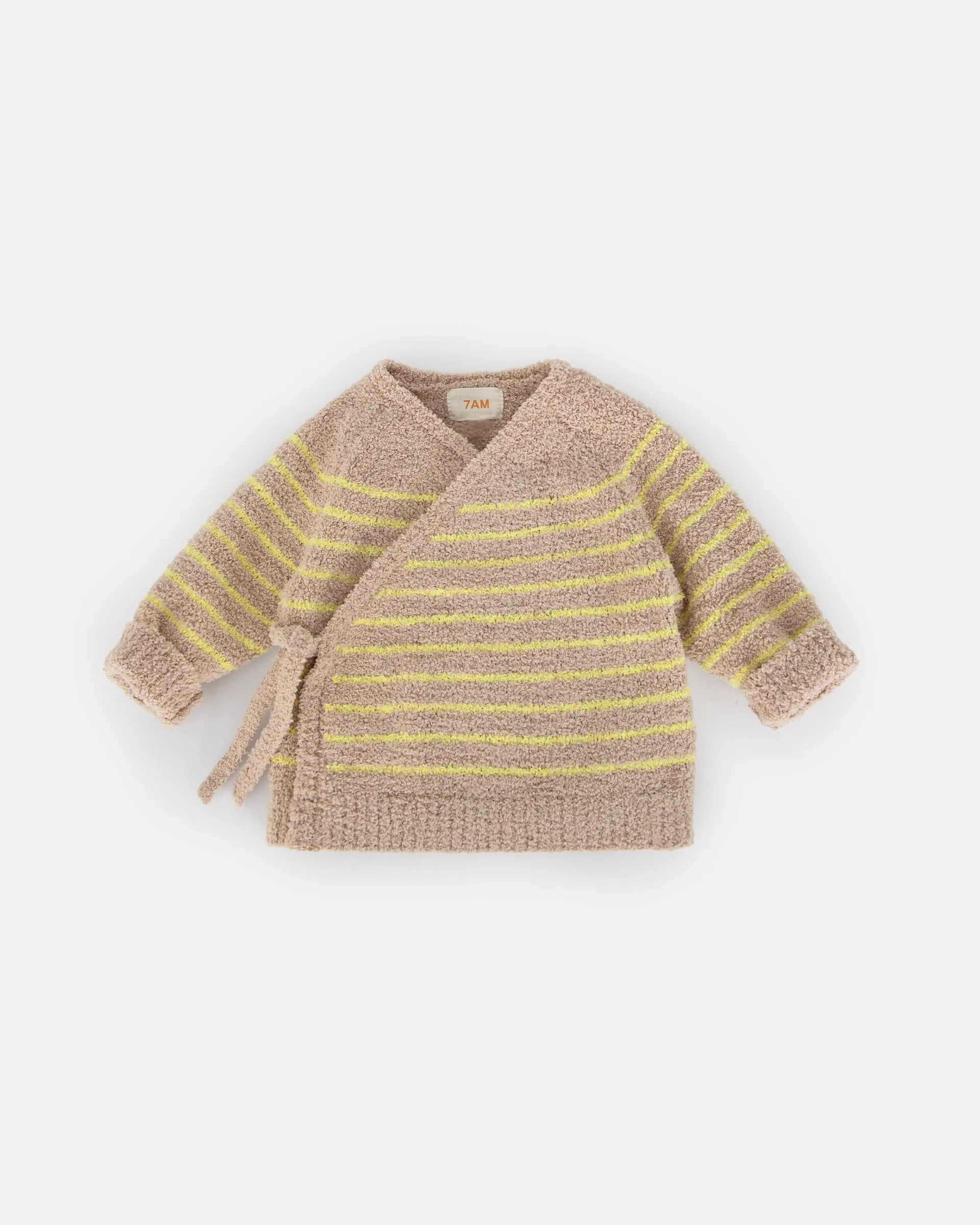 Wrap Top Striped - Fuzzy
