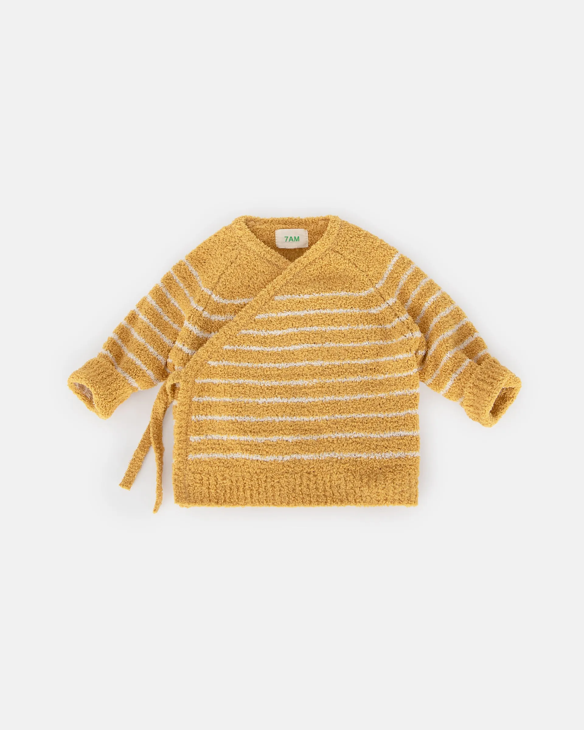 Wrap Top Striped - Fuzzy