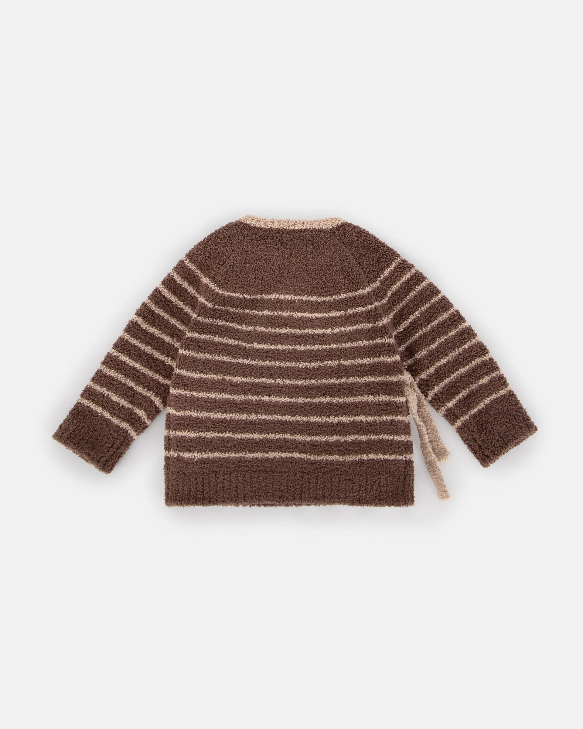 Wrap Top Striped - Fuzzy