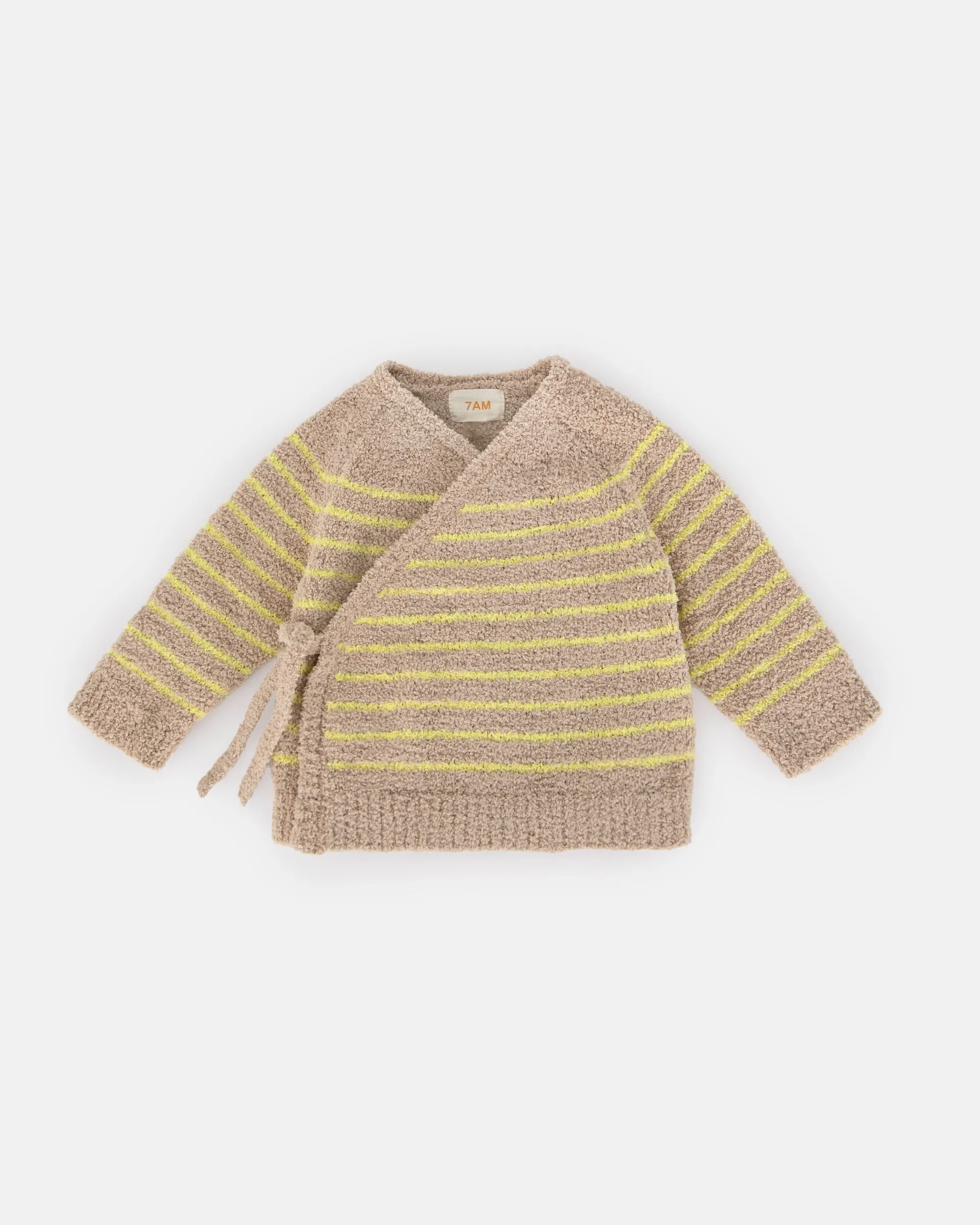 Wrap Top Striped - Fuzzy