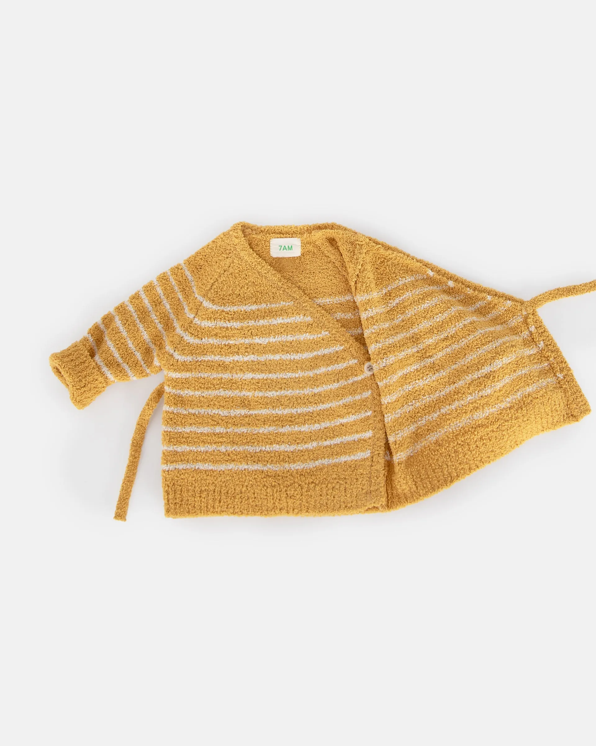 Wrap Top Striped - Fuzzy