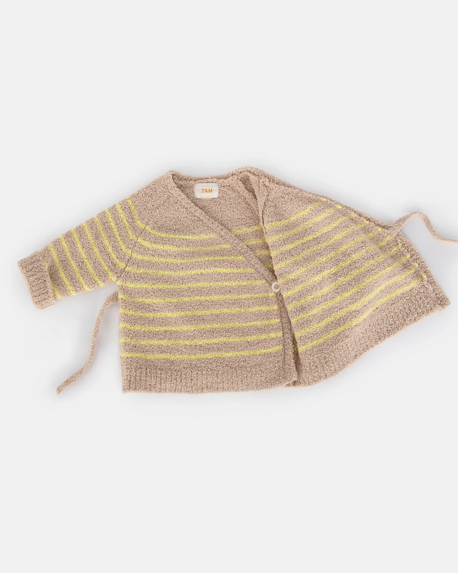 Wrap Top Striped - Fuzzy