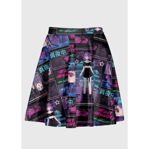 Y2K Cyber Anime High Waist Skirt for Unique Style and Comfort