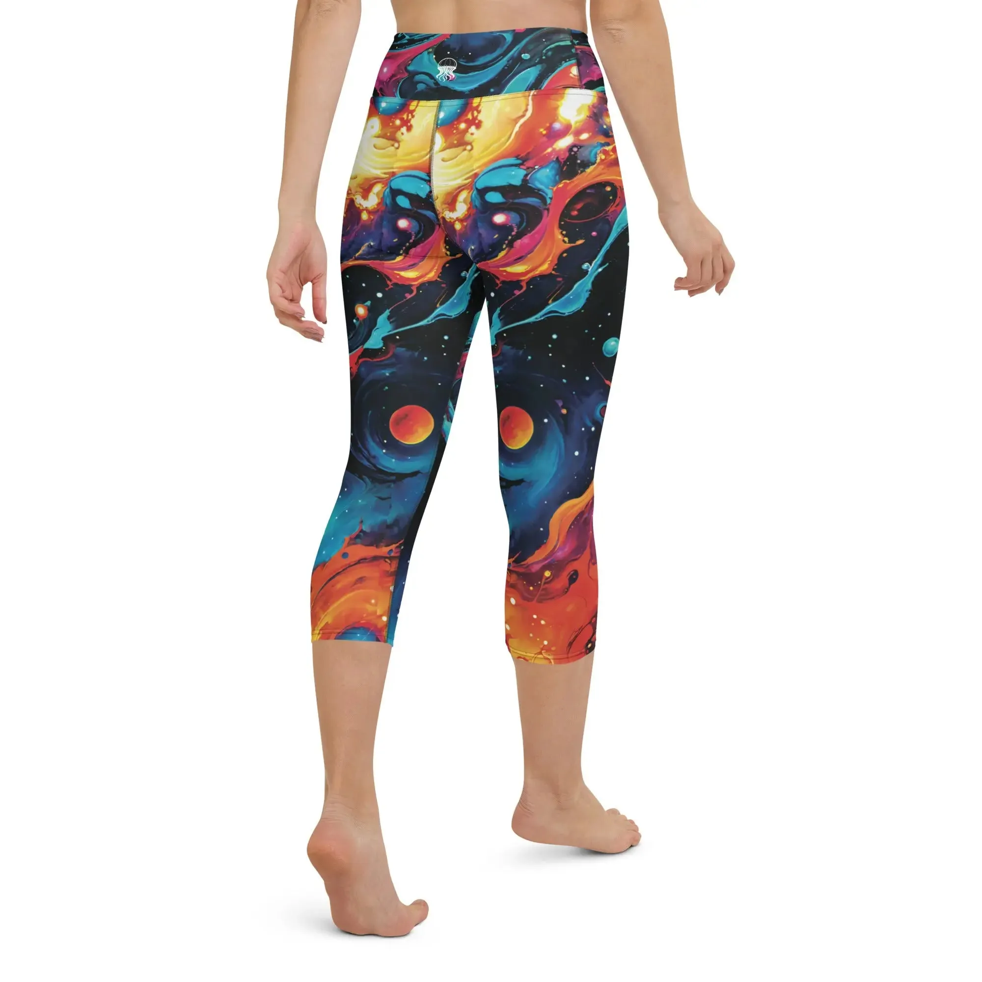Yoga Capri Leggings Astral Tempest