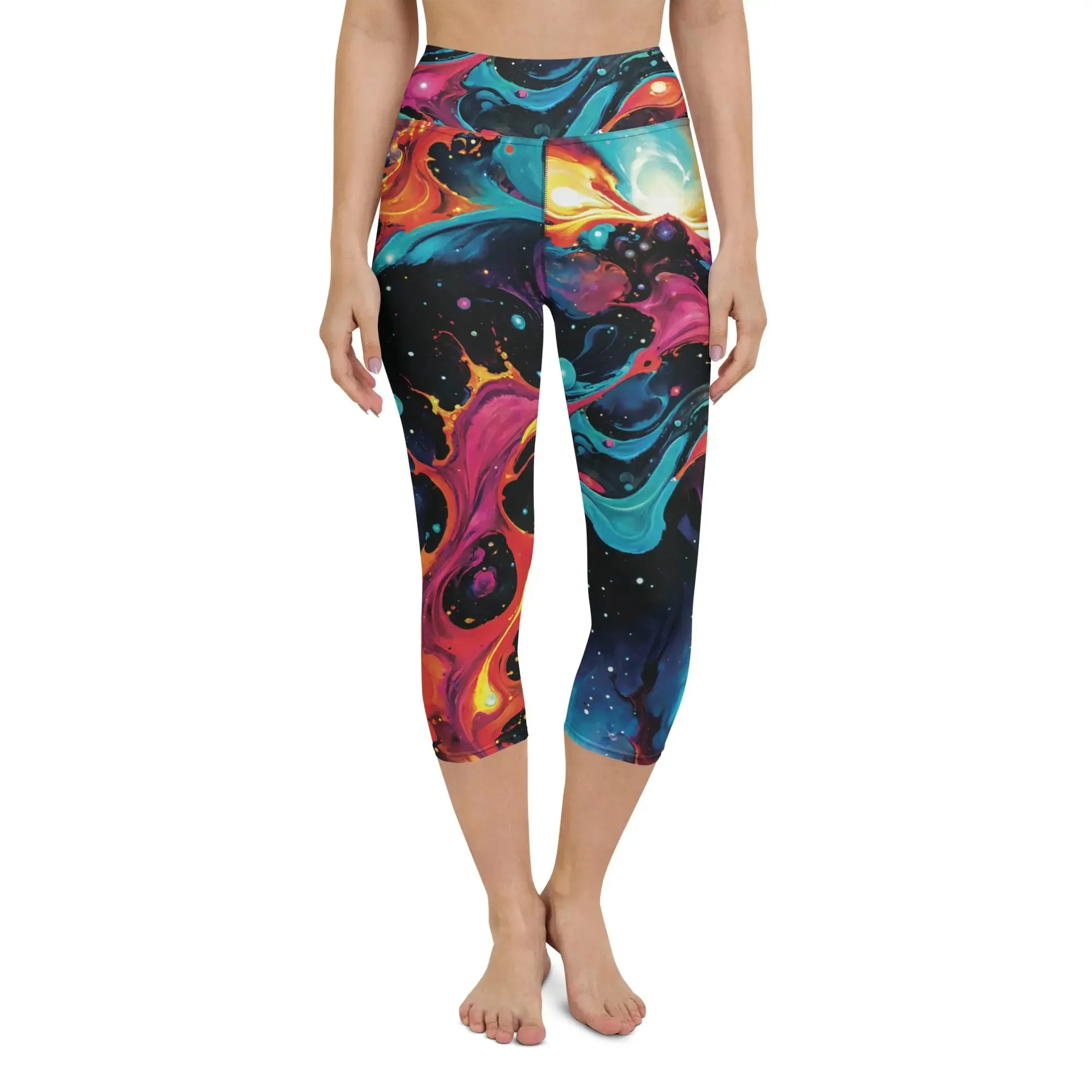 Yoga Capri Leggings Astral Tempest