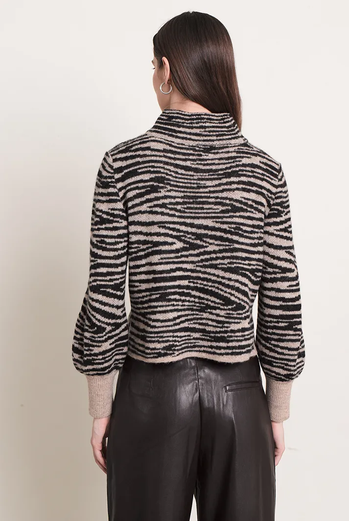 Zebra Print Rumi Sweater