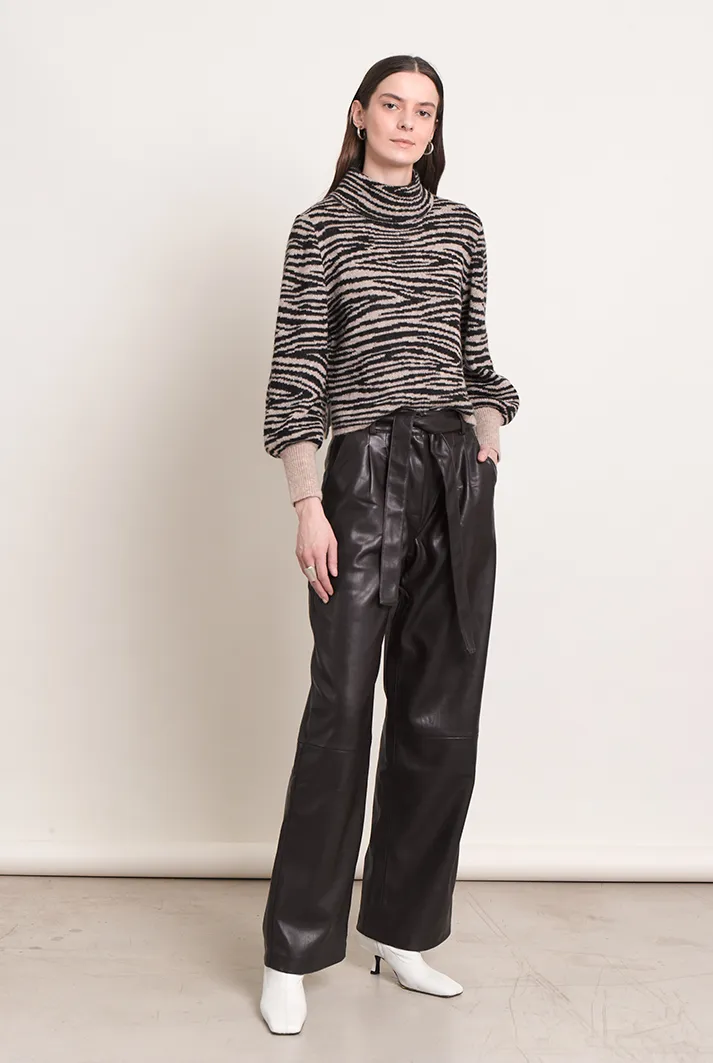 Zebra Print Rumi Sweater