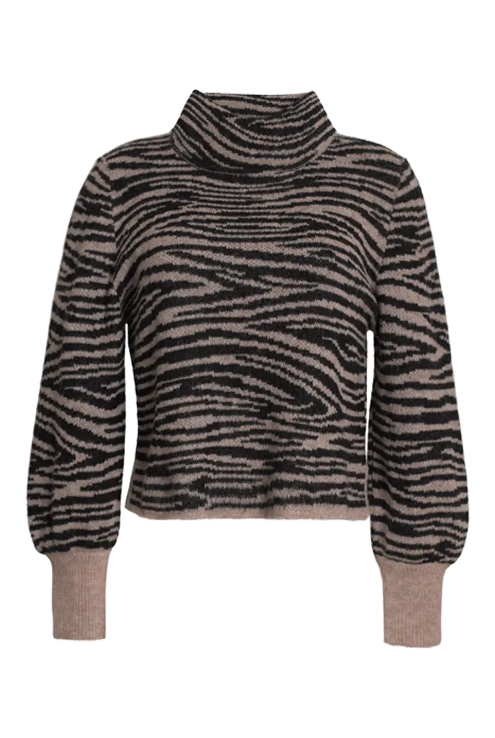 Zebra Print Rumi Sweater