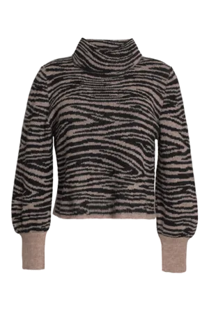 Zebra Print Rumi Sweater