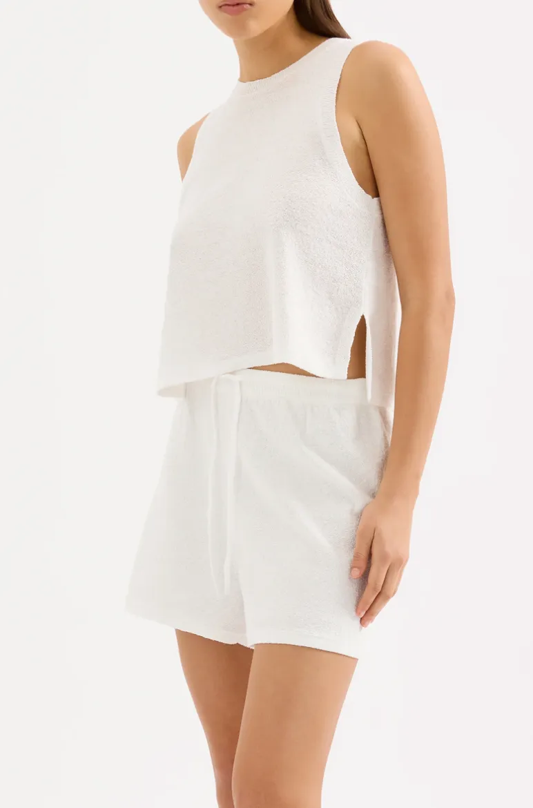 Zosia Knit Tank White